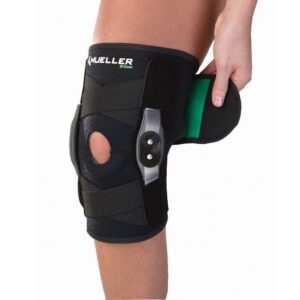 Regulowana orteza na kolano z zawiasami „Green”