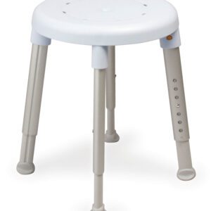 Etac Easy – stołek prysznicowy z regulacją wysokości (okrągłe siedzisko)