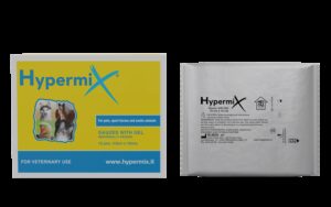 Hypermix opatrunki pokryte żelem 15 szt. 10×10 cm. Pakowane oddzielnie