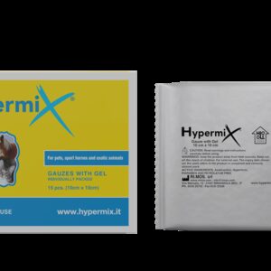 Hypermix opatrunki pokryte żelem 15 szt. 10×10 cm. Pakowane oddzielnie