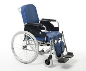 Wózek inwalidzki specjalny z odchylanym siedziskiem i funkcją toalety 9300 Vermeiren