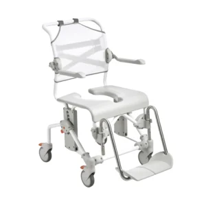 ETAC Swift Mobil 2 - wózek toaletowo-prysznicowy do 160 kg z szerokim oparciem XL