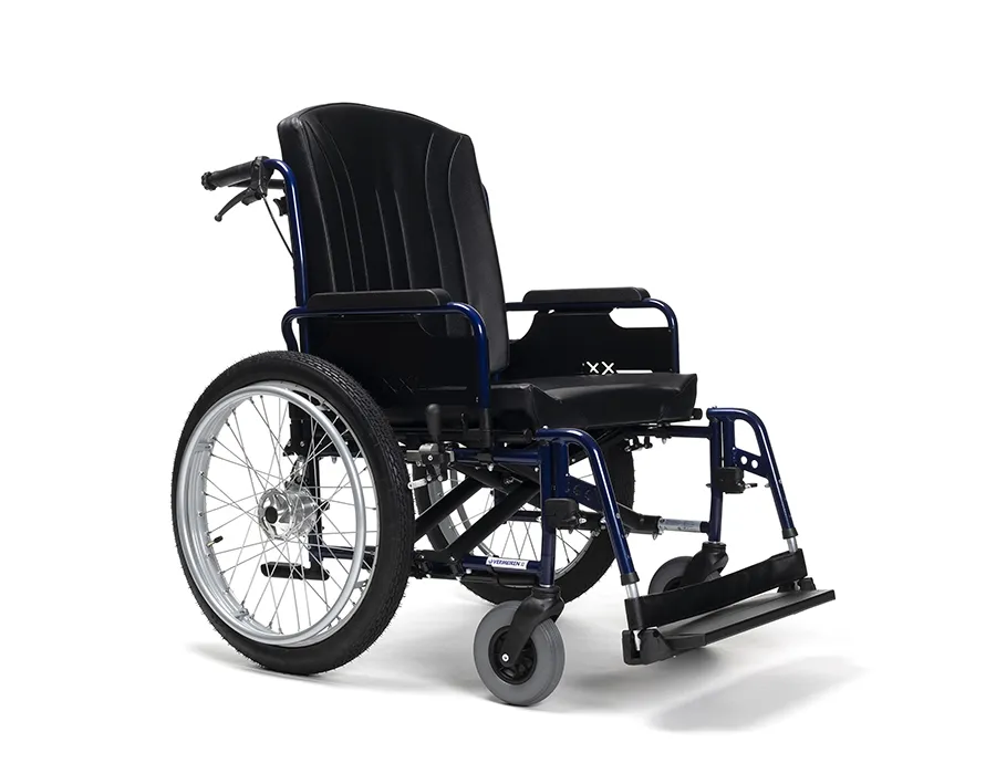 Wózek inwalidzki ze stopów lekkich dla osób bardzo ciężkich ECLIPS XXL Vermeiren